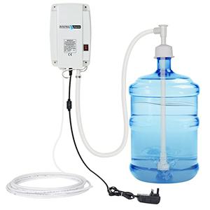 FlowFluid Bottled Drinking Water Pump System Single-Tube Power 25W, Bottled Water Dispensing 2.5L Flow Electric Water Pump for 5 Gallon Bottle Water for Coffee,Refrigerators,Ice Maker,Faucet