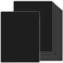 Heavyweight Black Cardstock, Thick Paper 100 Sheets (110 lb Cover = 200lb Text = 300 GSM) 8.5 x 11 inches for Arts and Craft, Drawing, DIY Projects