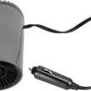 Yosoo Fast Heating Portable Rotatable Car Heater Fan 150W Vehicle Windscreen Demister Defroster for Automobile, Fast Heating Portable Rotatable With Powerful Warm (24V)