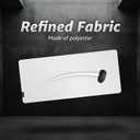 Hystar® Extended Gaming Mouse Pad | XXXL 45" x 20" | 5mm Thick, Waterproof Surface, Smooth Polyester Fabric, and Natural Rubber Base | Classic White, 45L x 20W inches