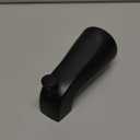 Enhon Slip on Tub Spout with Diverter, Compatible with American Standard 8888026.002 Tub Spout, Bathroom Bathtub Faucet, Fits 1/2 Copper Water Tube(5/8 Dia), 5/32 Hex Wrench(Matte Black,1)