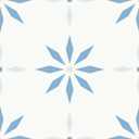 20-Pack Peel and Stick Floor Tile, 7.9x7.9 Vinyl Flooring for Bathroom Kitchen, Waterproof Non-Slip Durable Self-Adhesive Easy DIY Removable No Residue Blue White