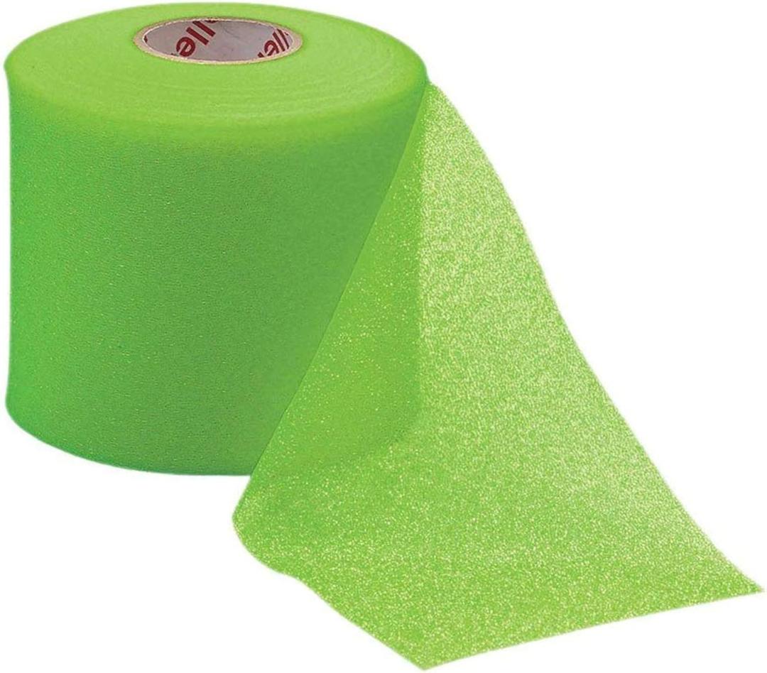MUELLER Sports Medicine Kinesiology Therapeutic Tape, Quality Athletic Tape, Latex Free, 20 Pre-Cut I-Strips, 2" x 9.75" Each Strip (Big Lime)
