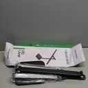 LED Desk Lamp for Office Home, Height Adjustable Architect Desk Light with USB Adapter, Stepless Dimming Desk Lamp Light for Reading, Study, Workbench (Black)