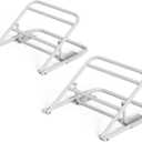 2Pack Under Mattress Wedge,4 Height Adjustable, Metal Mattress Elevator
