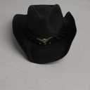 Livingston Men & Women's Woven Straw Cowboy Hat w Hat Band