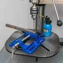 Forward Q193A 3 Inch Drill Press Vise Portable Bench Vise with Slotted Base, 3" Jaw Width