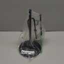 Towel Holder Stand, Stainless Steel Hand Towel Holder Rack for Bathroom Countertop, S-Shape Free Standing Towel Bar Holds 2 Towels for Kitchen Countertop, Black (14 inch)