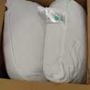 Amazon Basics Down Alternative Pillows for Stomach and Back Sleepers, Soft Density, Standard Size 26" x 20", White, 2-Pack