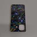 KERZZIL Elegent Mother Shell Pearl Compatible with iPhone 13 6.1 inch Rectangle Edge Case,Chic Slim Colorful Abalone Pearl Soft TPU Protective Cases Cover