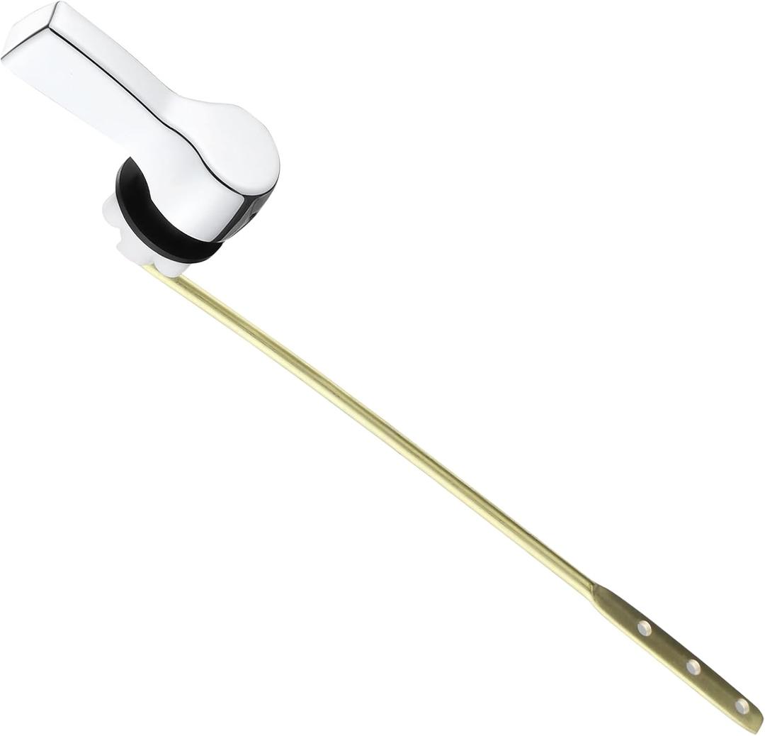 Universal Front Mount Toilet Handle,Toilet Tank Flush Lever Replacement Handle,Toilet Repair Handle,Chrome