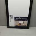 Quartet Magnetic Dry Erase Board, 17" x 23" Whiteboard/White Board, Black Frame (79282)