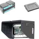 TFY Sun Shade Visor for Mobile Phones & Remote Controllers - Clear Visibility, Easy Setup