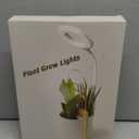 Grow Lights for Indoor Plants Full Spectrum, Clip On Plant Light for Small Plants, Plant Lamp with Adjustable Gooseneck, 4/8/12H Timer, 3 Color Adjustable & 10 Dimmable Brightness, Remote Control