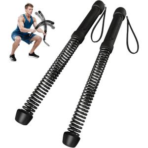 RunBaiNianCordless Battle Rope 2 Pack | Heavy Portable Training Rope for HIIT Cardio and Strength Training Home Gym Equipment for Men and Women