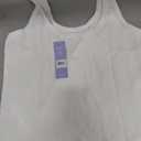 florence by mills Women's Sweet Solstice Ribbed Tank Top (XX-Large, White)