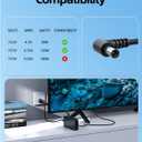 Superer 19.5V AC Charger Fit for LG 32" 34" 34UC80-B 34UM95C-P 34UB88 34UB88-P 34UC87C-B 34CB98 34CB88 34UC88-B Power Supply Adapter Cord