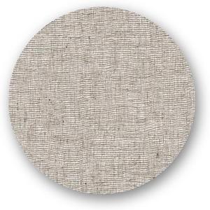 modern-twist 15" Silicone Round Placemat, BPA, PVC-Free Table Mat, Dishwasher Safe, Linen Print in Chocolate, Pack of 1