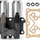 Transmission Dual Linear Shift Solenoid for 2007-2008 Honda Fit 1.5L L4 2006-2011 Honda Civic 1.8L L4 Dual Linear Shift Solenoid Repalce - 28260RPC004 28260-RPC-004