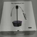 Fly Fans for Tables, Fly Repellent Fan Outdoor Indoor Keep Flies Away, Fly Repellent Fans for Tables with Holographic Blades for Picnic, Party, Restaurant, Kitchen, and BBQ, 4 Pack Black