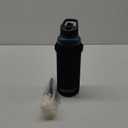 40oz Insulated Water Bottle (Cold for 48 Hrs),BPA Free & Leak Proof, Stainless Steel Water Flask, Water Jug with Straw Spout Lids for Gym, Hiking, Travel, Black Blue