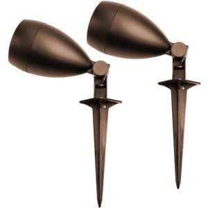 OSD Audio 3" Landscape In Ground 60W Speaker, Outdoor Weather Resistant, LS3 Bronze (Pair)