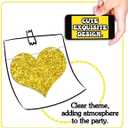 2 x Prom 2026 Banner, 2026 Prom Night Bunting Decorations, Class of 2026 Graduation Party Decorations, College High School Grad Party Supplies, Gold Glitter
