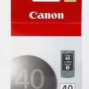 Canon PG-40 Genuine Black Ink Cartridge, Compatible with iP2600/1800/1700/1600, MX310/300, MP470/460/450/210/170/160/150/140/180/190, JX200/210P