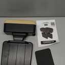 Car Armrest Car Armrest Box Universal Rest Wireless Charging Storage Container Frame Support(White)