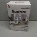 Astercook Knife Set, Kitchen Knives Set with Block and Sharpener 15 Pcs German Stainless Steel Knives Sharp Blade Dishwasher Safe Deba Knives with Ergonomic Handle, Crystal Pink