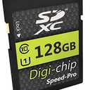 Digi Chip 128GB SDXC Class 10 Memory Card For Kodak PixPro FZ55, FZ45, AZ901, AZ652, AZ405, AZ255 Digital Cameras