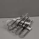 Kalimdor Pants Hangers 2 Pack Space Saving Metal Closet Organizer,Clothes Pants Hangers,Anti-Slip Design,Closet Organizers and Storage for Pants Jeans Skirts Scarf Legging