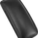1pc Comfortable Knee Pad Cushion for Car Door Removable Washable Leg Support Pad Pu Leather All-Purpose Leg Brace for Driver Passenger Black (18*8*2.8CM)