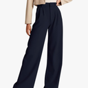 NIMIN High Waisted Work Pants for Women Business Casual Outfits 2025 Office Dress Pants Trousers with Pockets XS