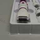 Electric Bikini Trimmer for Women,Led Power Display Removal for Body Nose Hair Trimmer Face Shavers Eyebrow Legs Armpit Bikini Area Pubic Underarms Rechargeable Portable 4 in 1 Womens Razors Set (Four-in-one multi-function, White)