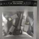 USB C to USB Adapter 4 Pack, USB Female to USB C Male OTG Adapter, USB Type C Adapter Compatible with MacBook Pro, iPhone 17/16/15, Samsung Galaxy, iPad, Type-C Phones, Laptops, Tablets (White)