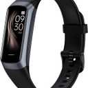 Fitness Tracker with Heart Rate/Blood Oxygen/Sleep Monitor, 20+ Sports Modes Smart Watches for Women/Men, Activity & Step Tracker Smart Watch for Android/iOS Phones (Dark Black)