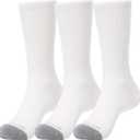 WANDER Men's Cushion Crew Socks 3-6 Pairs Athletic Running 6-9/9-12/12-15 Socks Men Cotton Sport Wicking Work