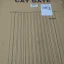 53in Extra Tall Cat Gate for Doorways No Drilling, Sturdy Tall Dog Gate, Pet Gate Easy of Use (White)