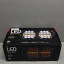 240W High Power Dual Motorcycles LED Headlight with High Low Beam Amber DRL Honeycomb design DOT Certification Headlight Compatible with Road glide 2015-2023(White)