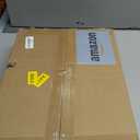 Huuger Nightstand with Charging Station, 27.6 Inch End Table Bedside Table with USB Ports and Outlets, Fabric Drawers, Night Stand for Bedroom, Rustic Brown and Black