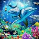 Nattork Jigsaw Puzzles 1000 Pieces for Adults, Families (Sea World) Pieces Fit Together Perfectly