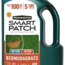 Pennington Smart Patch Bermudagrass 5lb 100 sq. ft. Grass Seed Bare Spot Repair with Mulch and Fertilizer (EXP 02/28/27)