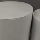 SaitiMade Set of 3 - White Cylinder Pedestal Stand Covers, Spandex Cylinder Stand Covers for Party, Wedding or Birthday Event Decor - Only Contains Cylinder Covers