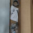 HTOH Shower Drain, Linear Shower Drain 18 Inch(Brushed Nickel),Modern 304 Stainless Steel Shower Floor Drain with Grate Removable, Adjustable Leveling Feet, Rectangular Linear Drain