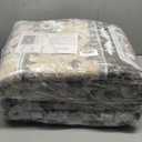 Boho Washable Area Rug 9x12, Spill-Proof Surface, Non-Slip Backin,Low Pile Faux Wool Large Printed Rugs for Living Room, Bedroom, Ding Room, Entryway and Home Decor(Beige, 9x12)