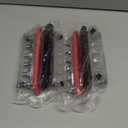 DaierTek 300A Bus Bar 12V Marine 12V Power Distribution Block with Cover 6 x 3/8" (M10) Terminal Studs Max 300V AC 48V DC Positive & Ground Busbar for Automotive Car Boat