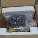 Buyplus Electric Space Heater - Outdoor Heater with Super Long Cord, Overheat Protection, Heaters Heat Up in 2 Seconds, 3 Modes, Small Fan Heater Tent Ceramic Space Heater for Patio, Amber