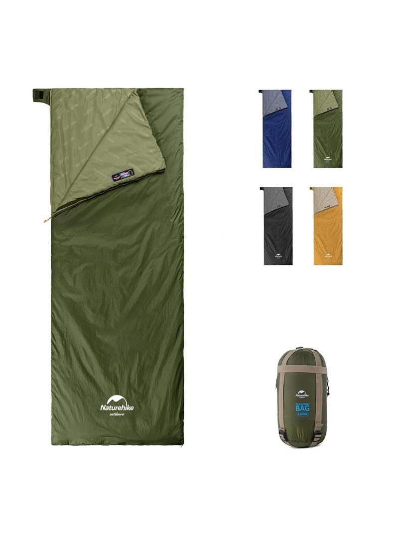 Naturehike Lightweight Compact Sleeping Bag, Envelope Ultralight Backpacking Sleeping Bag Portable, Waterproof, Comfort with Compression Sack for Cold&Warm, Camping, Traveling, Hiking