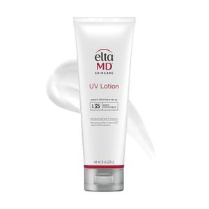 EltaMD UV Lotion SPF 30+ Sunscreen Moisturizer for Face and Body, Mineral Based with Zinc Oxide and Hyaluronic Acid for Sensitive Skin, Non-Greasy & Fragrance-Free.